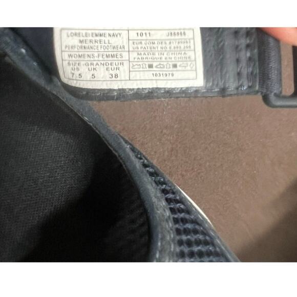 Merrell Lorelei Leather & Mesh Casual Mary Jane Style Sneaker Shoe Size 7.5 - Picture 8 of 12